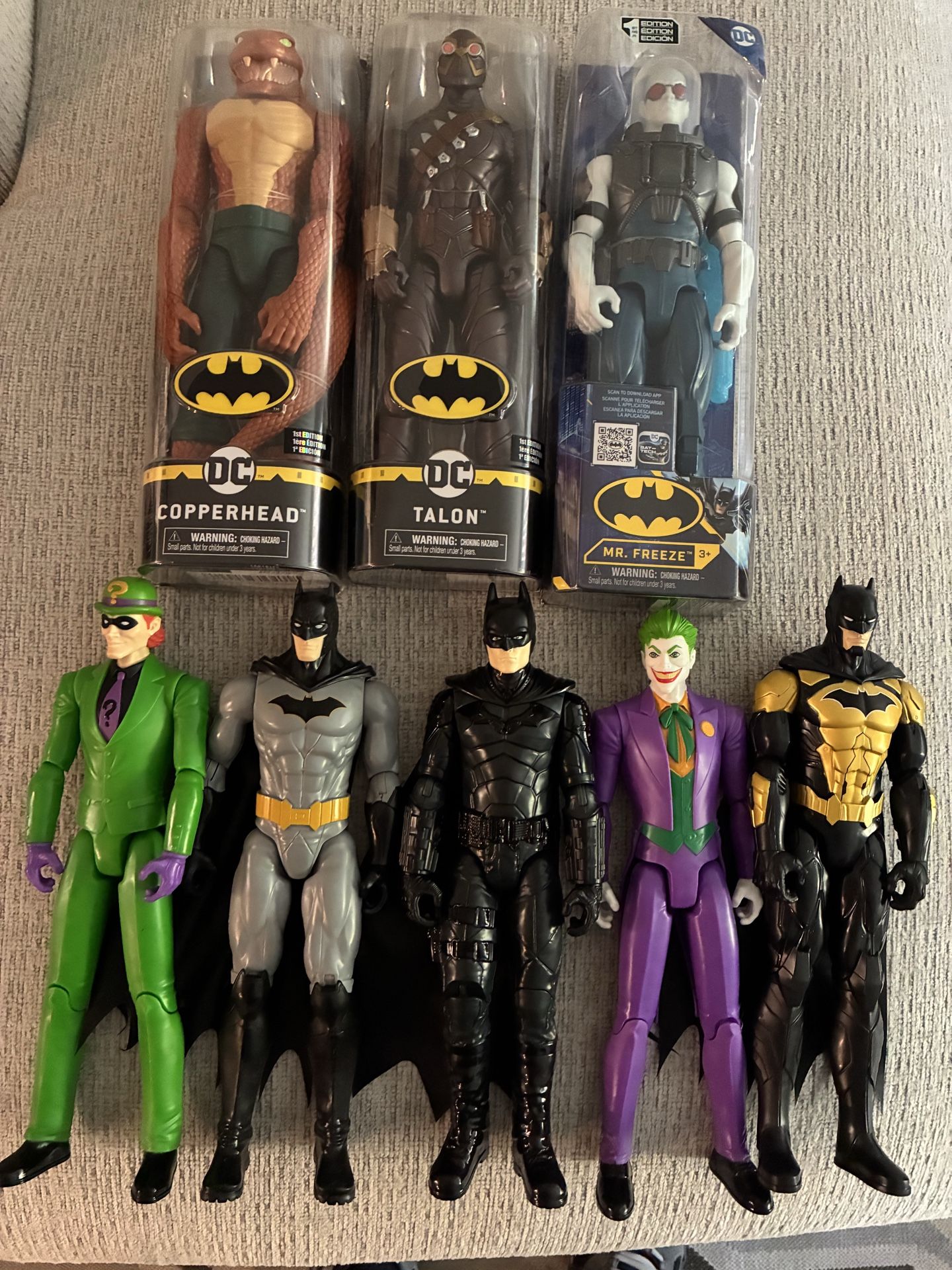 DC comics 1sr Edition Batman Action Figures