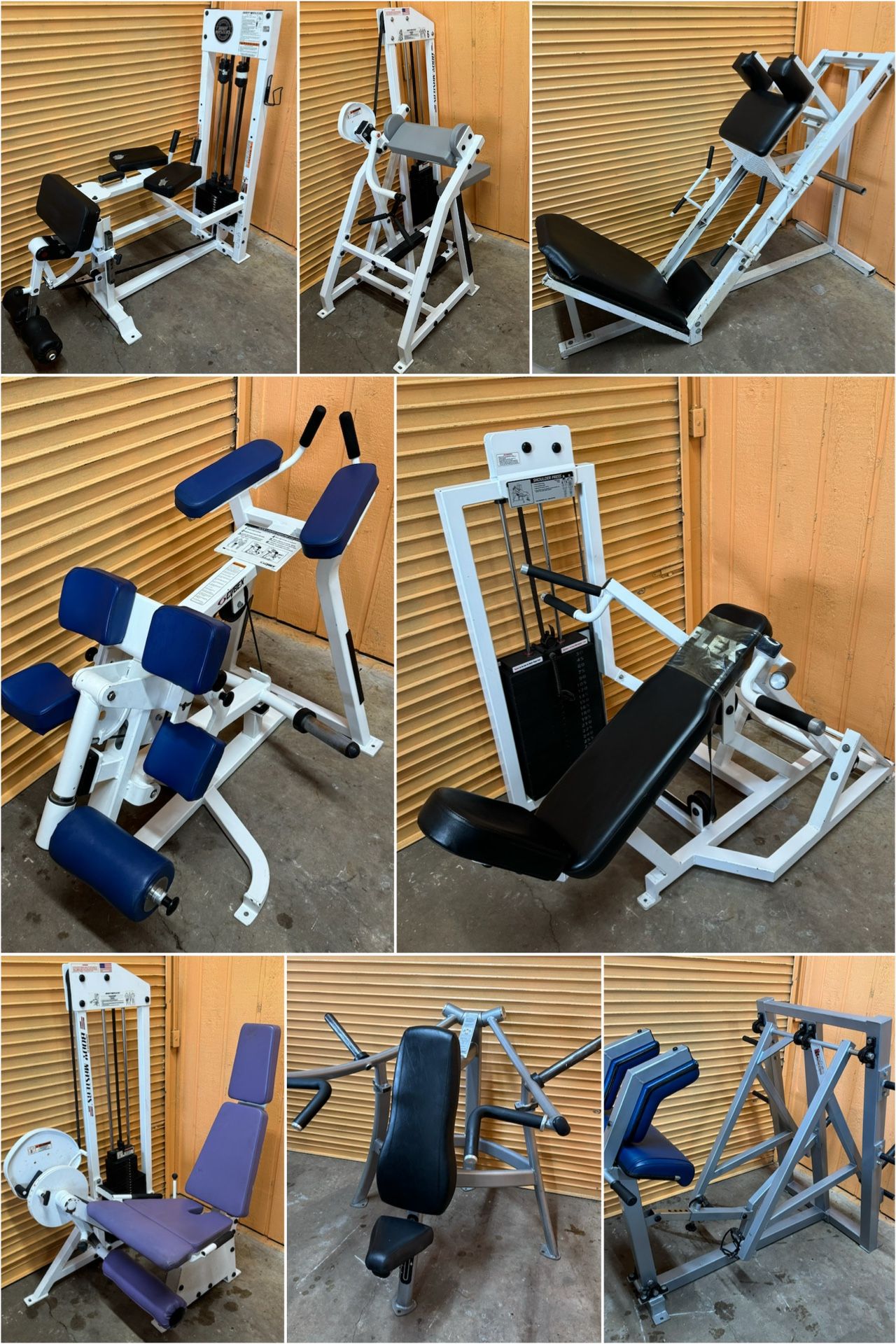 Tons Of Commercial Gym Equipment- Squat Rack, Leg Press, Weight Bench, Functional Trainer, Crossover, Hammer Strength, Cybex