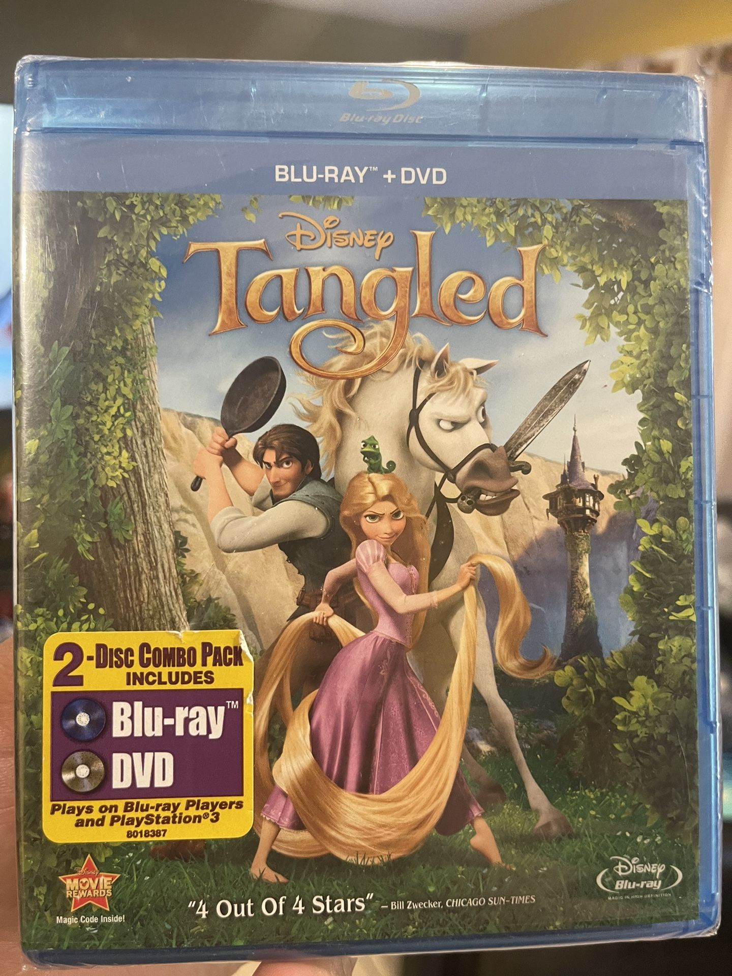 Disney Tangled 2 Disc Combo Pack (Blu-ray AND DVD 2010)