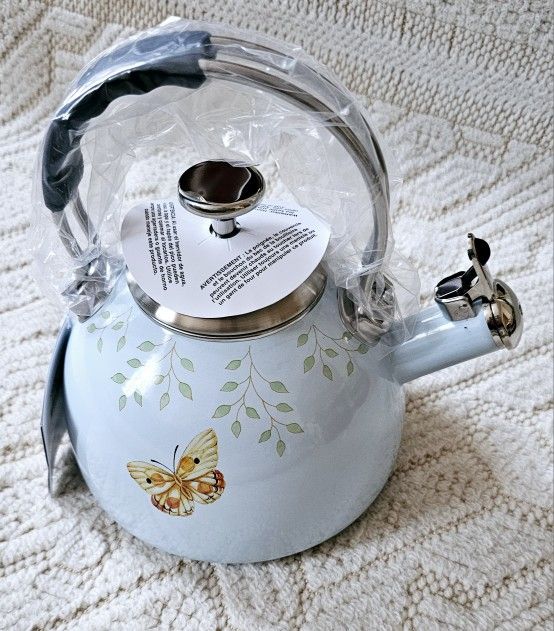 Lenox Butterfly Meadow Tea Kettle, New