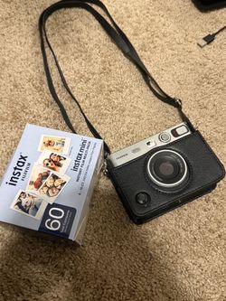 Fujifilm instax mini Evo Instant Film Camera + Case and Film