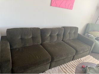 Dark Green Couch