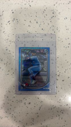 2025 Bowman Chrome Bo Bichette #56 True Blue Refractor