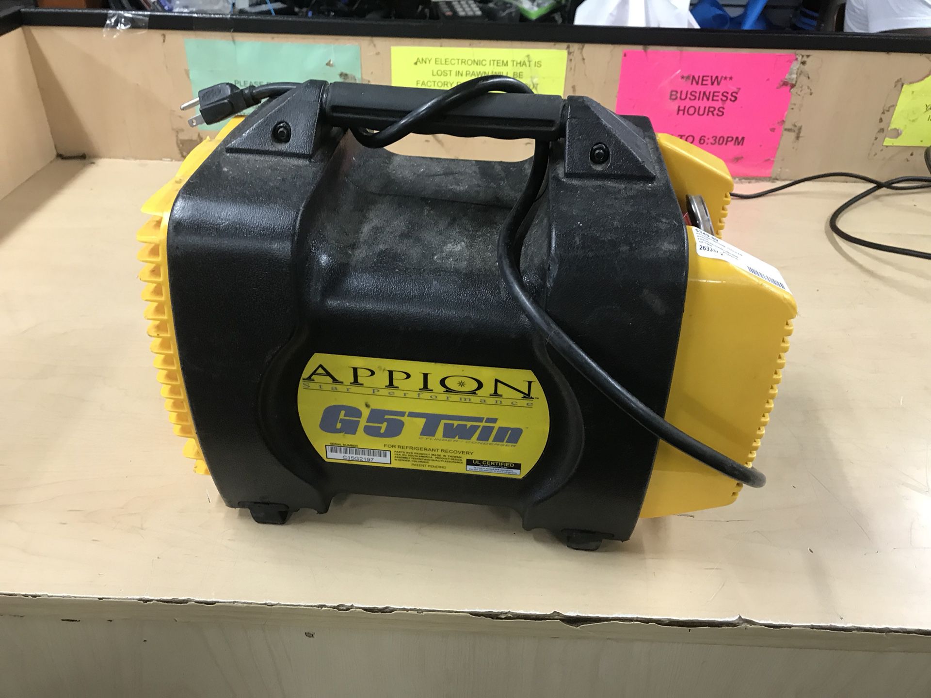 Appion Freon Recovery machine