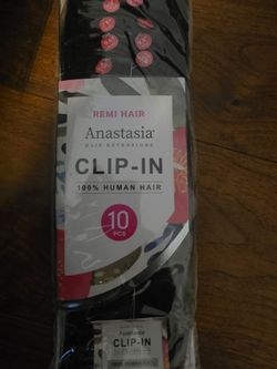 REAL HUMAN Anastasia clip-in hair extentions