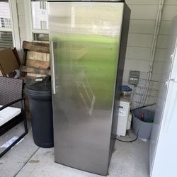 Convertible Fridge Freezer Stainless Steel 