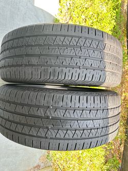 For Sale Two Tires 255/45/20 Continental Crosscontact Lx Sport with 60-70% Left good sale