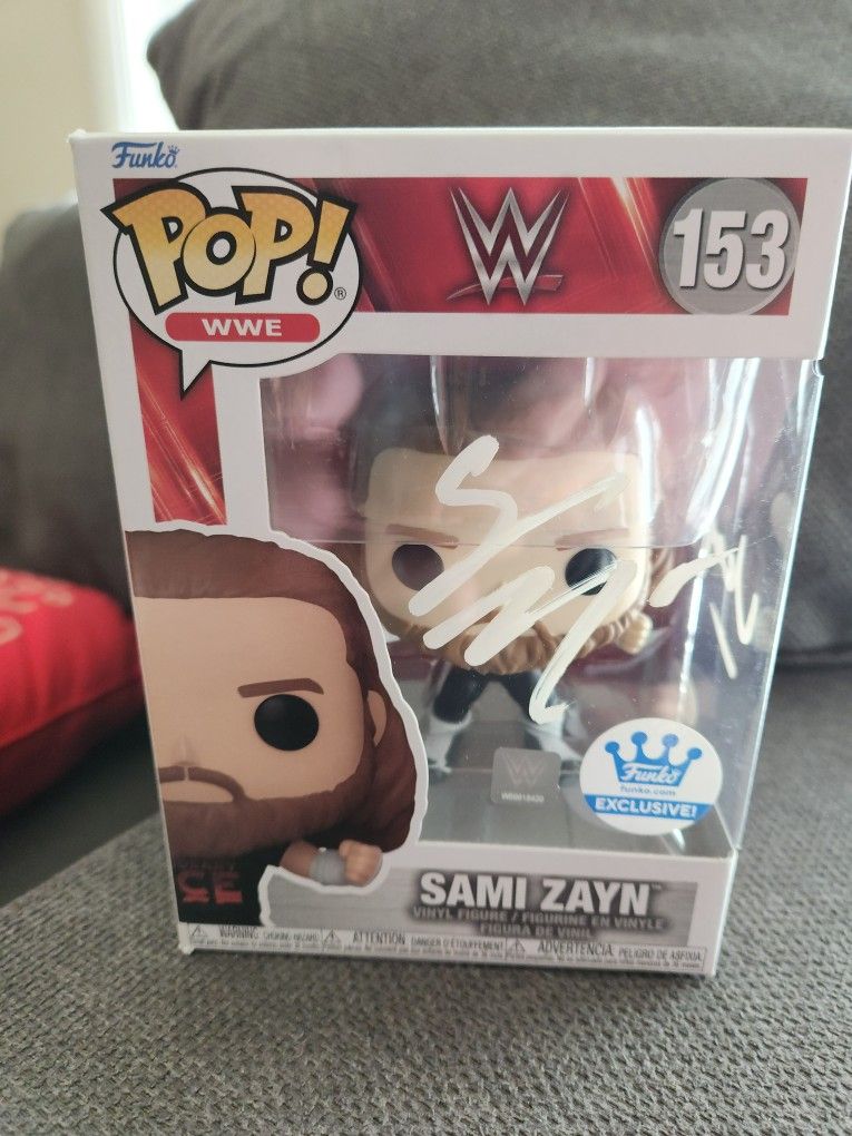 Sami Zayn Signed Funko