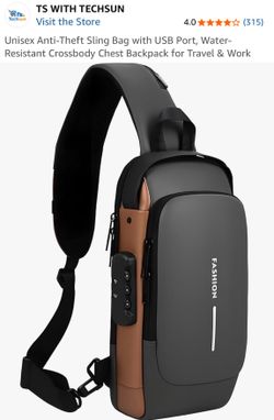 Anti theft backpack