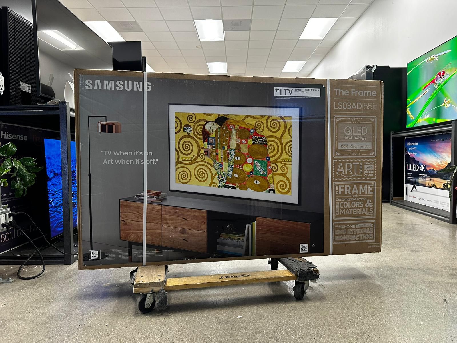 55” Samsung QLED Frame 4K Smart TV