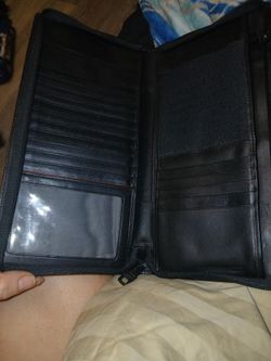 Modernist passport wallet