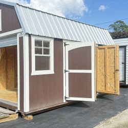 Shed 12x16 W Rollers Doors Casitas Storage 