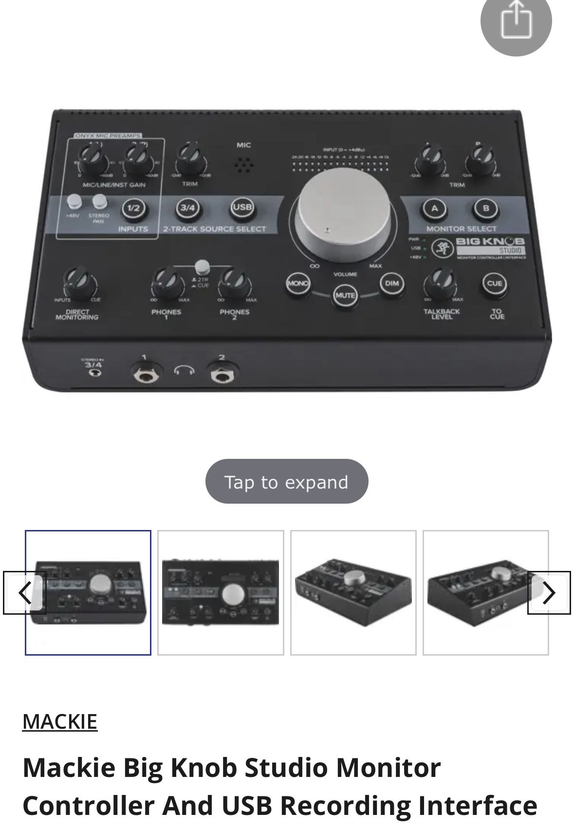 Big Studio Knob