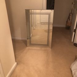 Silver Wall Hanging Mirror
