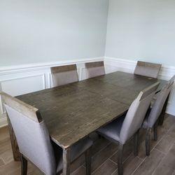 6 Seater Dining Table And Chairs