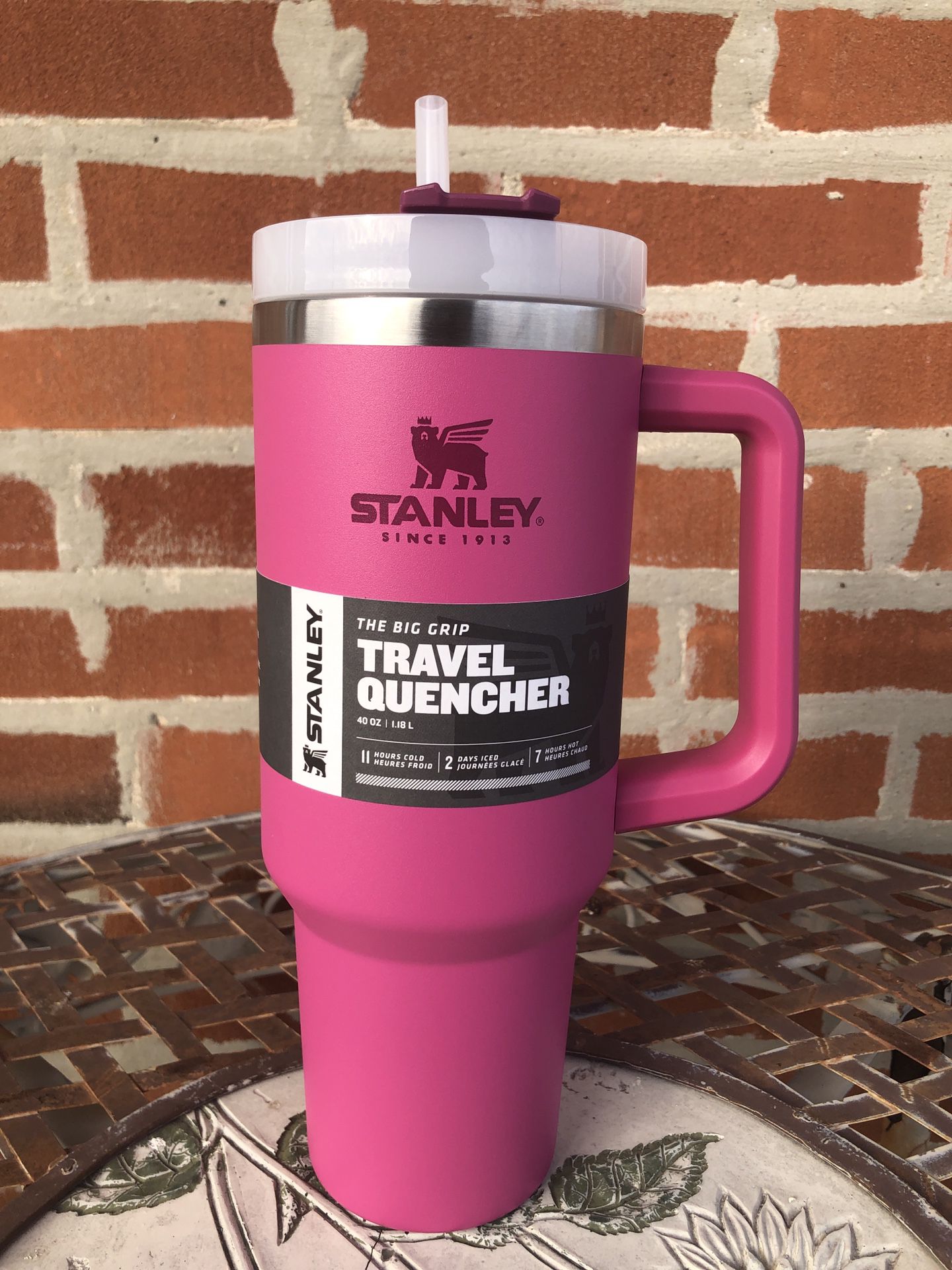 Stanley Adventure Quencher 40oz Insulated Travel Mug Tumbler Azalea Brand  New! for Sale in Niles, IL - OfferUp