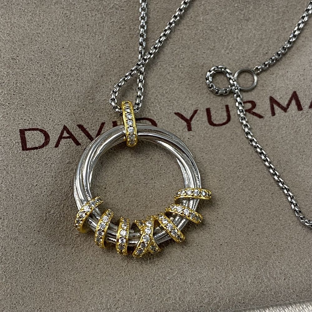 Helena Diamond Wrap Pendant Necklace