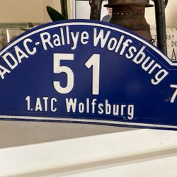 Vintage 1972 ADAC Rally Wolfsburg