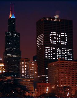 Chicago Bears Skyline 11x14 Original Photo