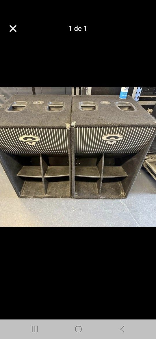 Cerwin Vega Subwoofers Y Un Crown