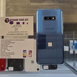 Unlocked Blue Galaxy S10e 128gb