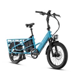 Peacock blue Lectric Cargo E-bike MUST SELL
