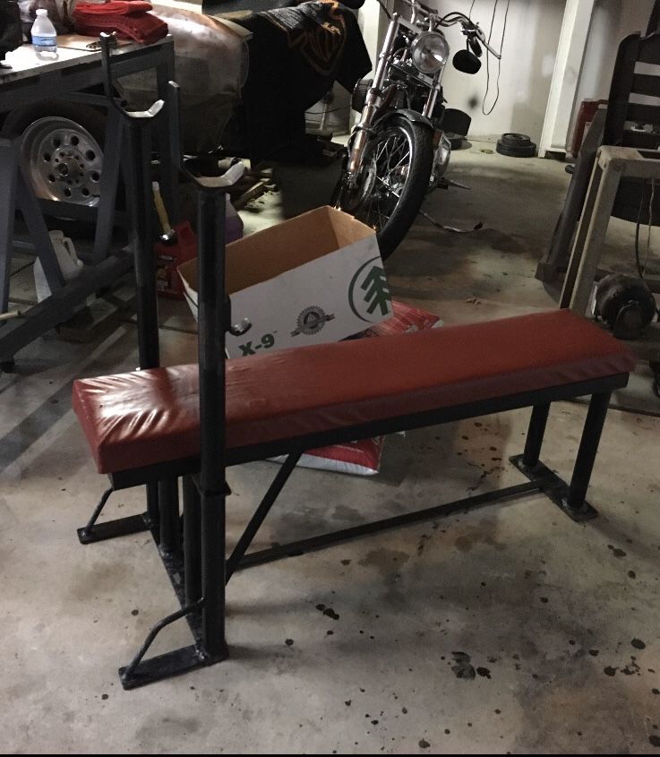 Vintage york barbell bench