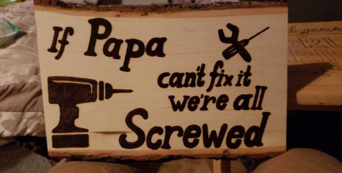 Wood burning gifts