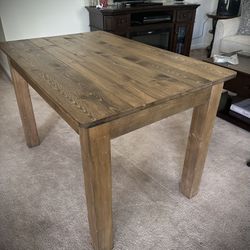 Beautiful Small Farmhouse Rustic Dining Kitchen Table