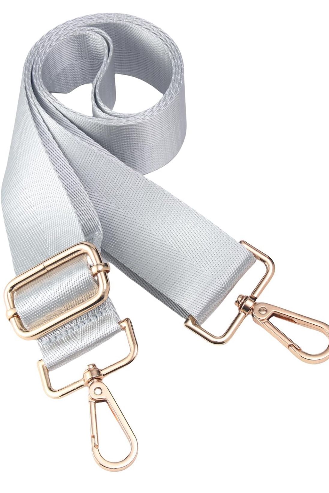 Purse Strap Bag Strap for Women Adjustable Crossbody Backpack Handbag Crossbody Bag Replacement Strap Silver/Gold