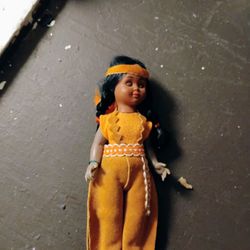 Vintage Native American Porcelain Doll