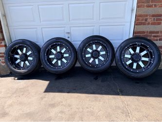 20” Gear Off-Road 726 Big Block wheels and tires - Set of 4.