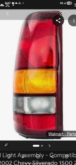 Tail Light Chevrolet Silvarado 1(contact info removed) Left