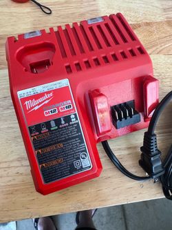 Milwaukee battery charger and bag