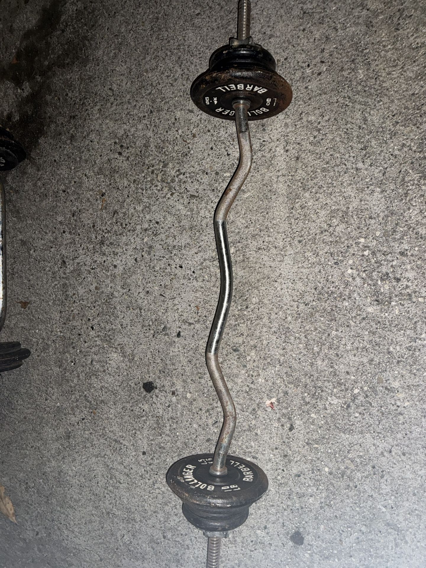 Curl Bar & Weights