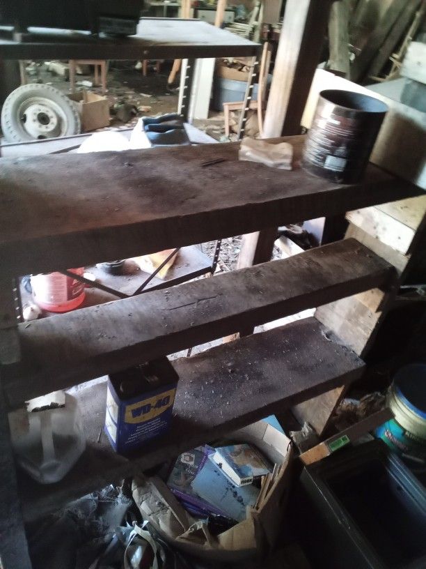 Heavy Duty Treated Shop Shelves