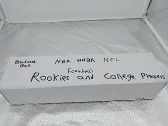 NBA WNBA NFL rookie College box of cards