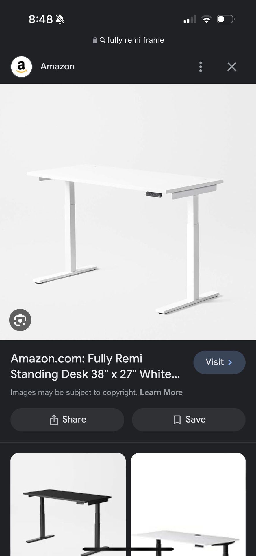 Fully Remi Standing Desk Frame (dual Motor)