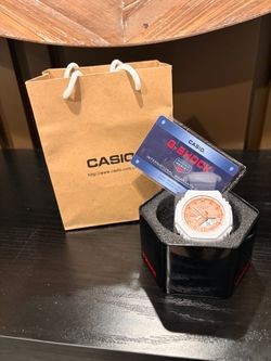 Casio G-Shock Watch White Rose Gold