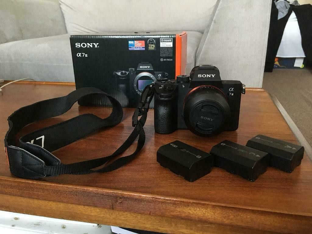 Sony a7iii camera