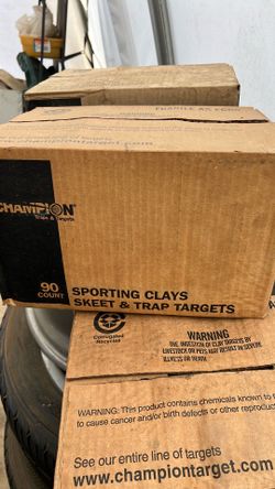 Sporting clays  skeet and trap targets