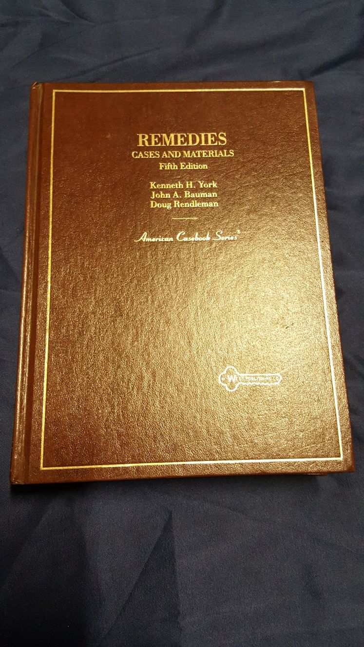 Remedies Cases and Materials (Fifth Edition )