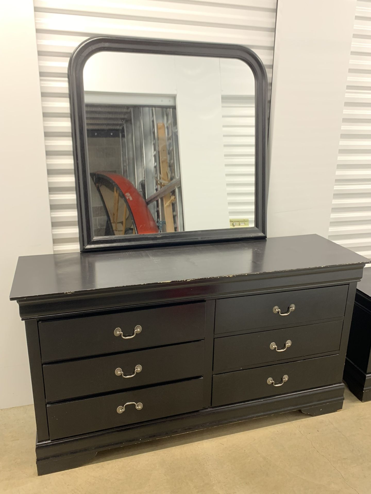 Dresser Mirror And Night Stand