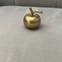 Brass Apple Bell Vintage 
