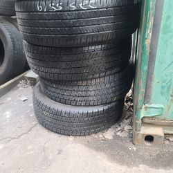 225 55 19 (4) used tires NO hidden fees FREE installation