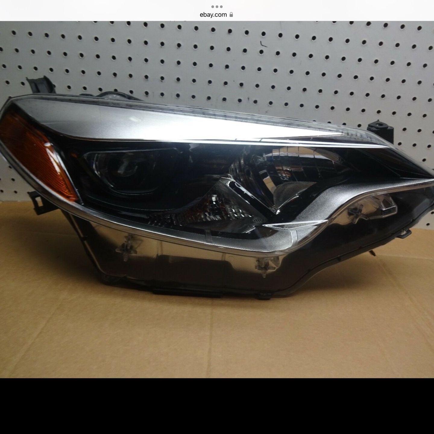 3 broken tabs 2014-2016 TOYOTA COROLLA RIGHT PASSENGER LED HEADLIGHT OEM 2015