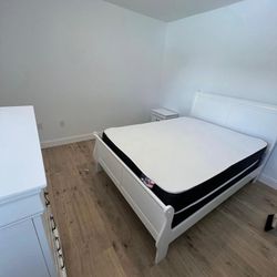 Cama Queen Blanca, Preguntar Por Precio 