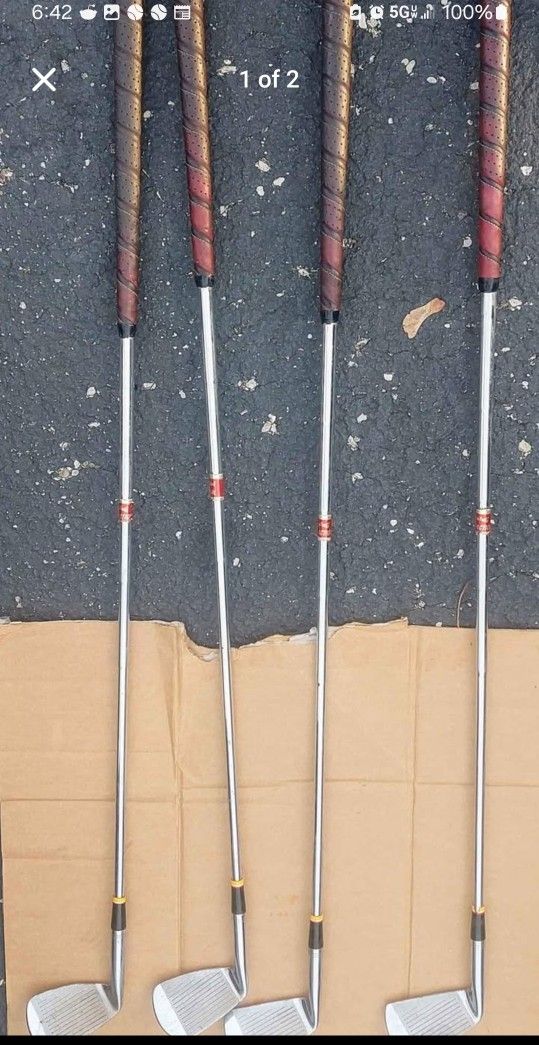 (4) Spalding Golf Clubs Irons- Right Hand, 6,7,8 & 9, Sell
