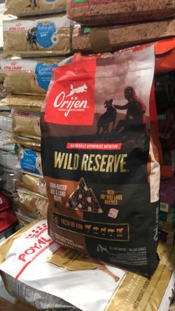 Pet Dog Food Wild Reserve With Beef Liver Morels 20 lbs