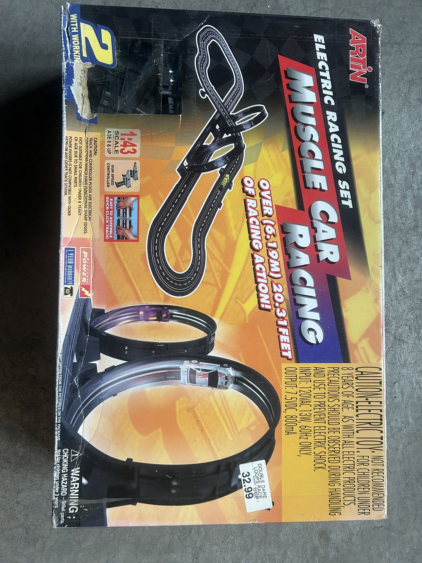 Artin Double Loop Race Track